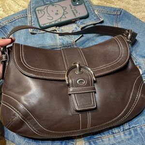 Coach brown purse